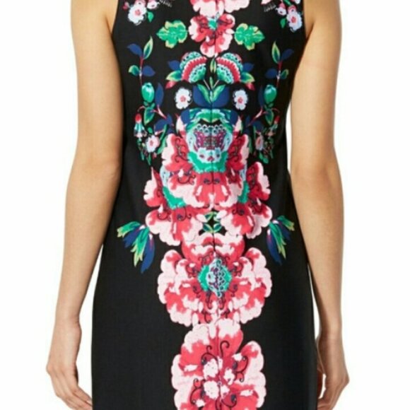 New York & Company Floral Pattern Shift Dress - Picture 2 of 5